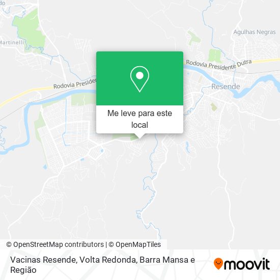 Vacinas Resende mapa