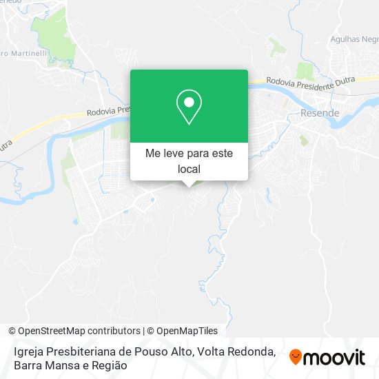 Igreja Presbiteriana de Pouso Alto mapa