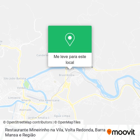 Restaurante Mineirinho na Vila mapa