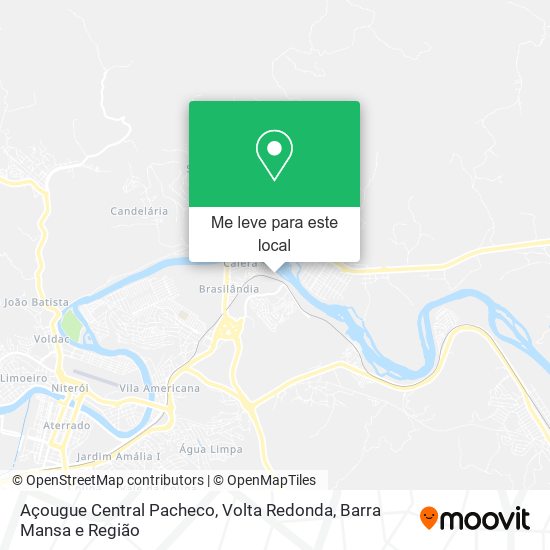 Açougue Central Pacheco mapa
