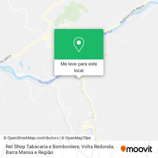 Ret Shop Tabacaria e Bomboniere mapa