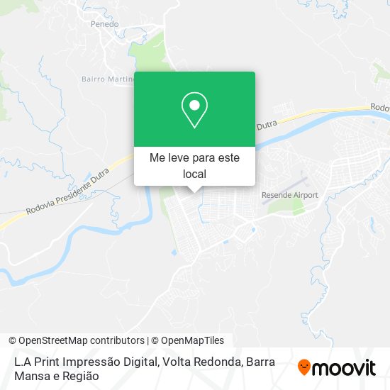 L.A Print Impressão Digital mapa