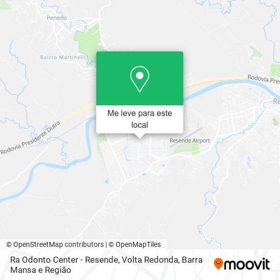 Ra Odonto Center - Resende mapa