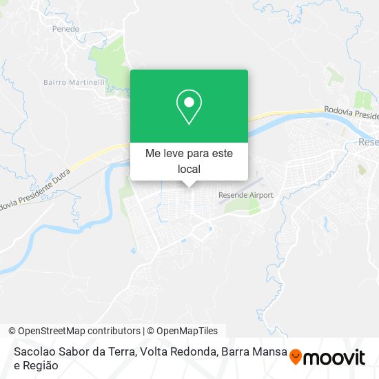 Sacolao Sabor da Terra mapa