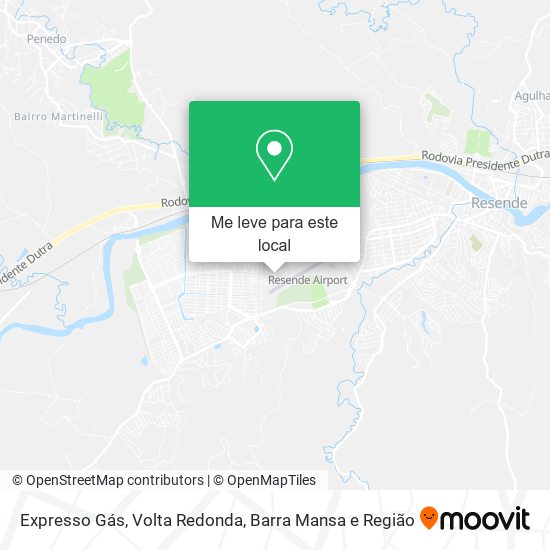 Expresso Gás mapa