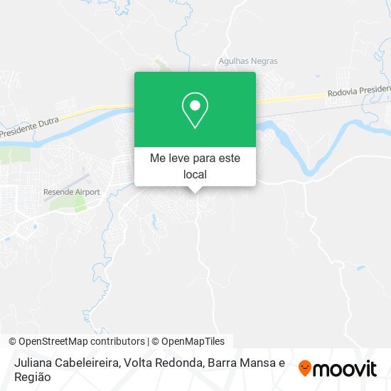 Juliana Cabeleireira mapa