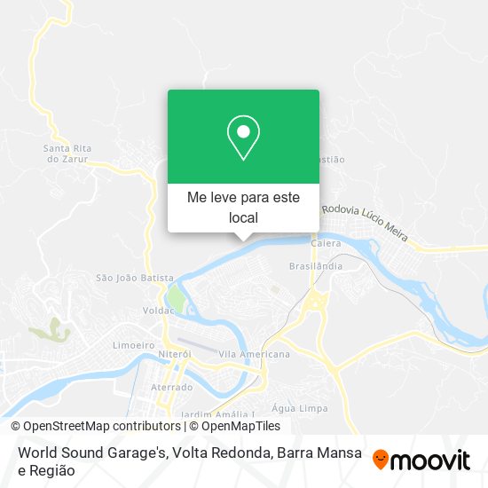 World Sound Garage's mapa
