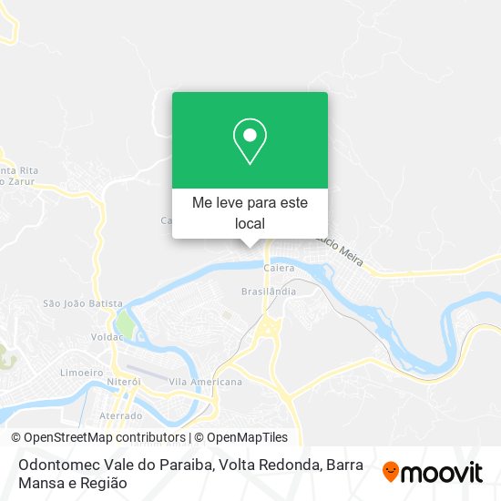 Odontomec Vale do Paraiba mapa