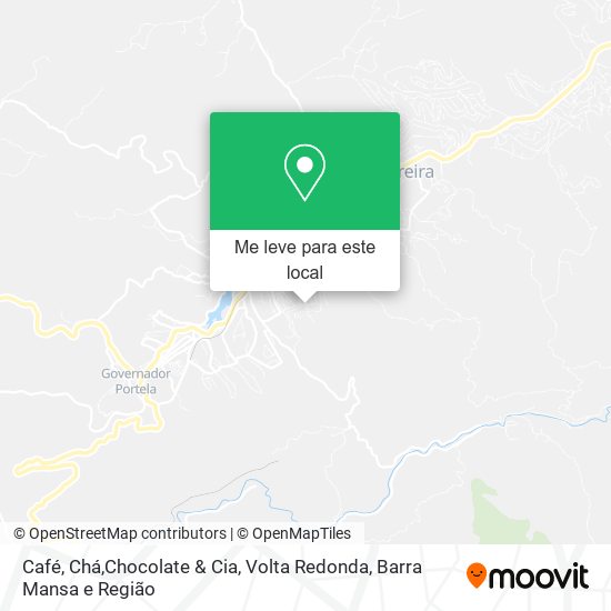 Café, Chá,Chocolate & Cia mapa
