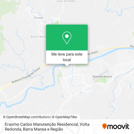 Erasmo Carlos Manutenção Residencial mapa