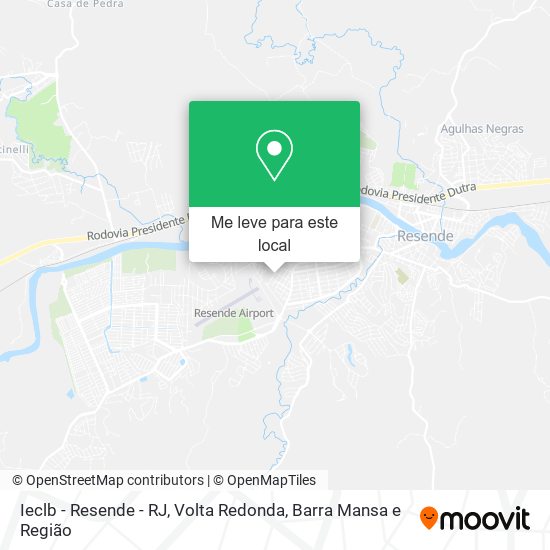 Ieclb - Resende - RJ mapa