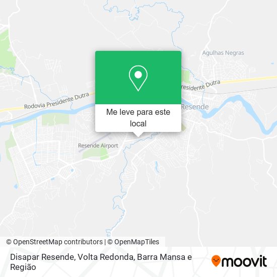 Disapar Resende mapa