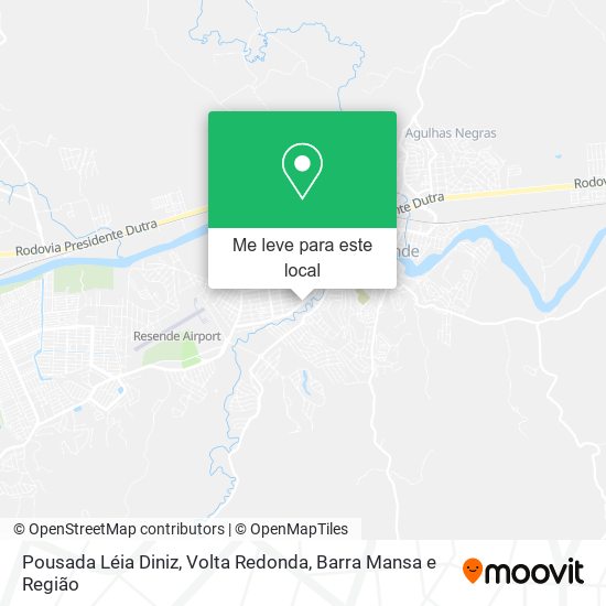 Pousada Léia Diniz mapa