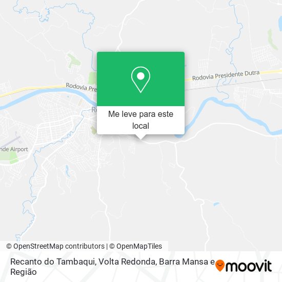 Recanto do Tambaqui mapa