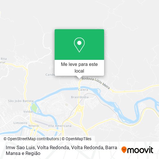 Imw Sao Luis, Volta Redonda mapa