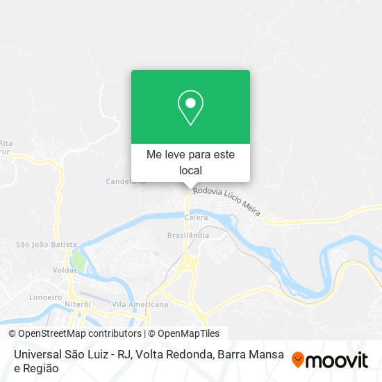 Universal São Luiz - RJ mapa