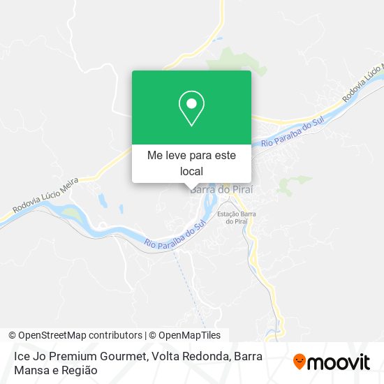 Ice Jo Premium Gourmet mapa