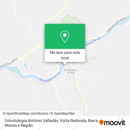 Odontologia Antônio Valladão mapa