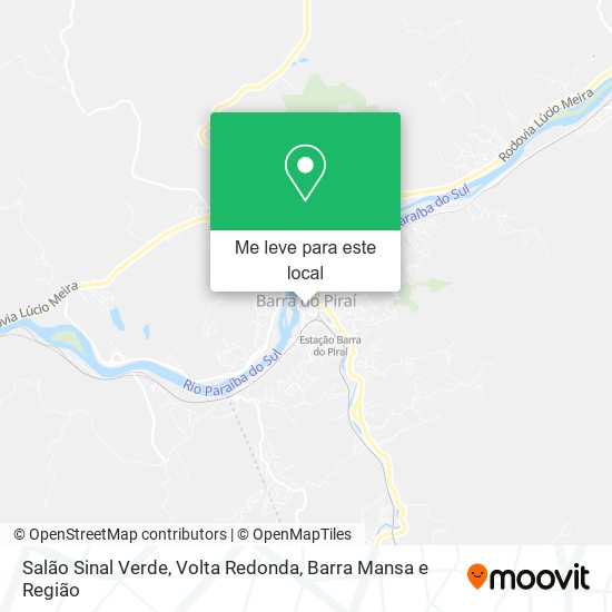 Salão Sinal Verde mapa