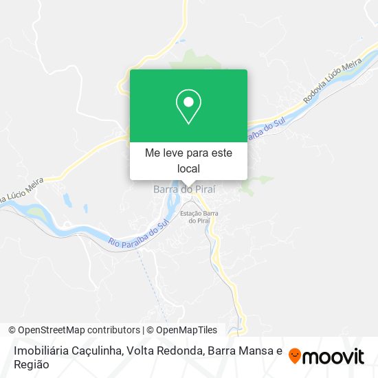 Imobiliária Caçulinha mapa