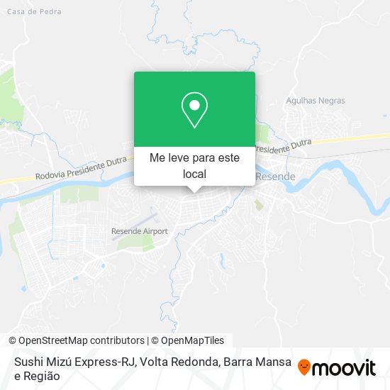 Sushi Mizú Express-RJ mapa