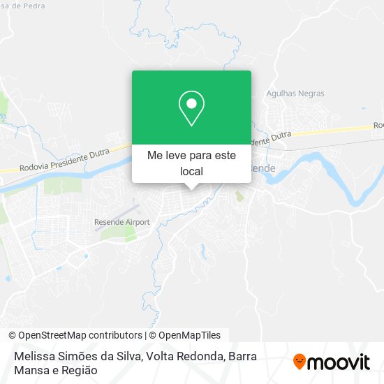 Melissa Simões da Silva mapa