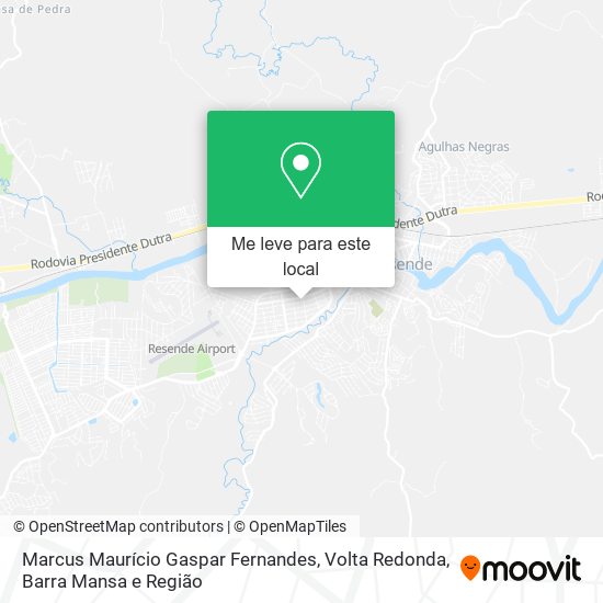 Marcus Maurício Gaspar Fernandes mapa