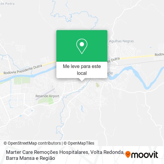 Marter Care Remoções Hospitalares mapa