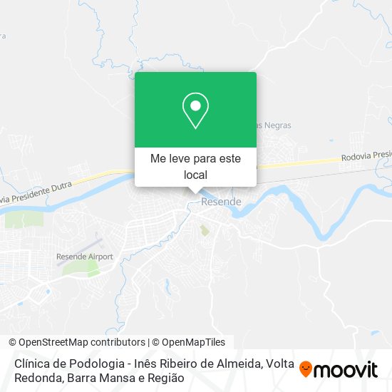Clínica de Podologia - Inês Ribeiro de Almeida mapa