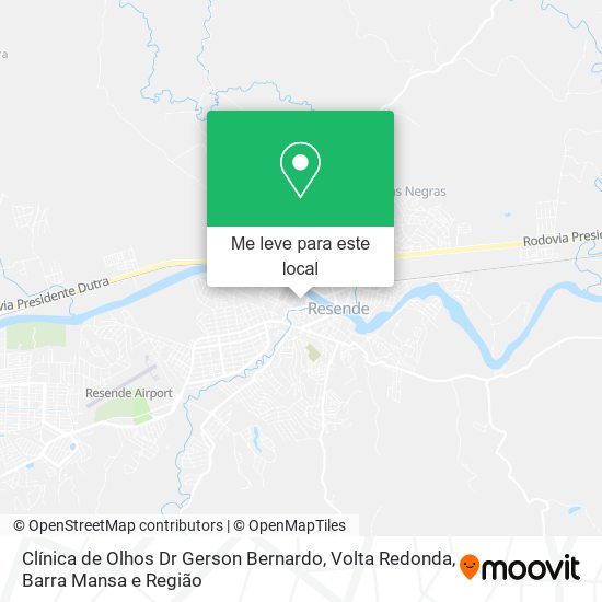 Clínica de Olhos Dr Gerson Bernardo mapa