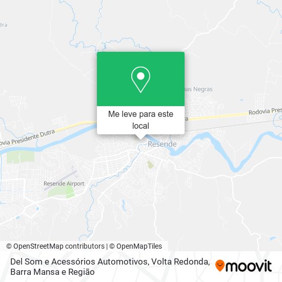 Del Som e Acessórios Automotivos mapa