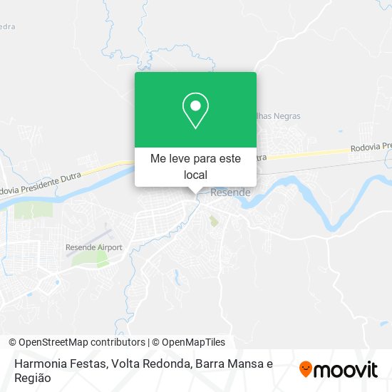 Harmonia Festas mapa