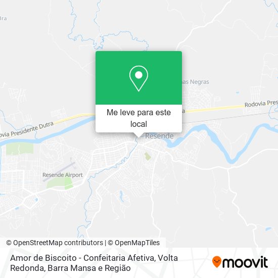 Amor de Biscoito - Confeitaria Afetiva mapa