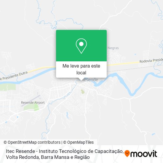 Itec Resende - Instituto Tecnológico de Capacitação mapa