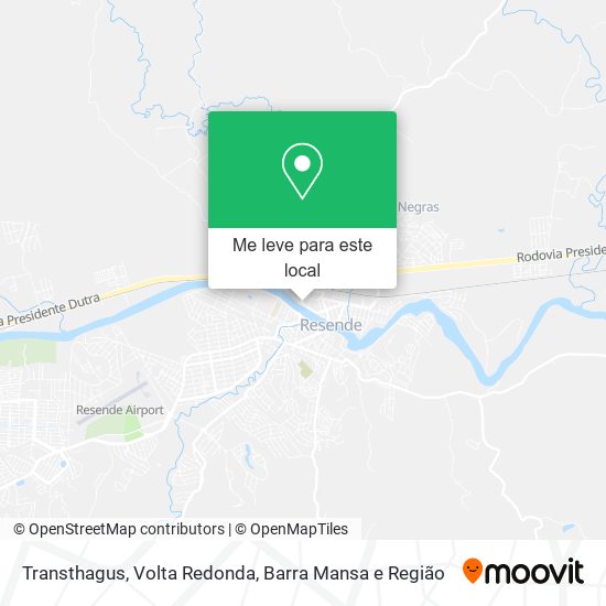 Transthagus mapa