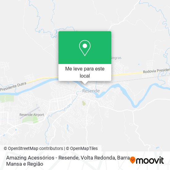 Amazing Acessórios - Resende mapa