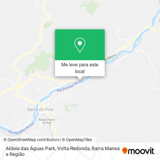 Aldeia das Águas Park mapa
