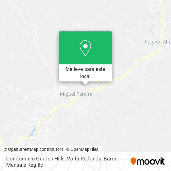 Condominio Garden Hills mapa