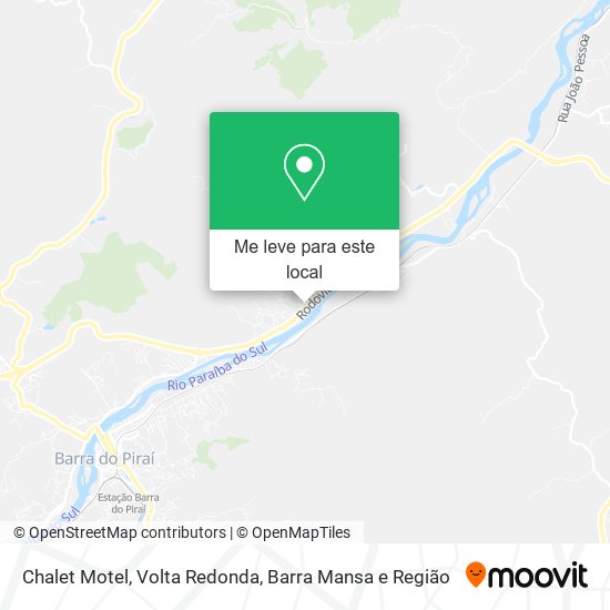 Chalet Motel mapa