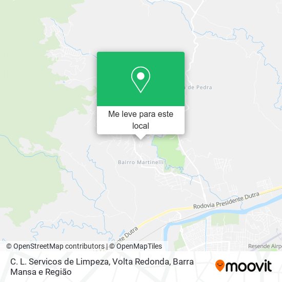 C. L. Servicos de Limpeza mapa