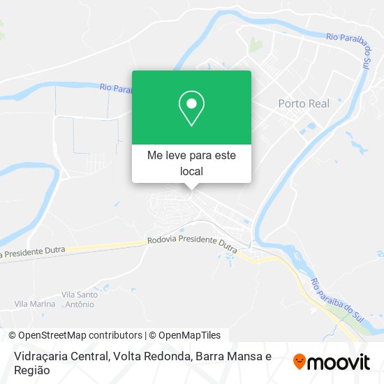 Vidraçaria Central mapa