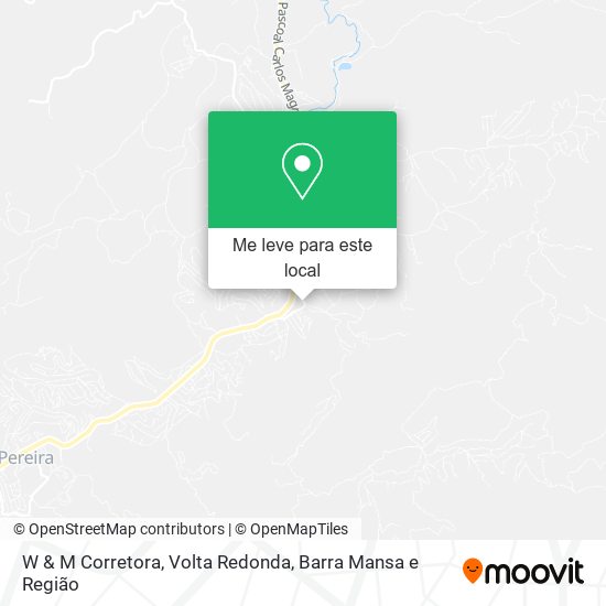 W & M Corretora mapa