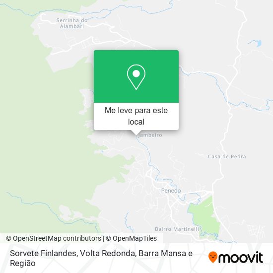 Sorvete Finlandes mapa