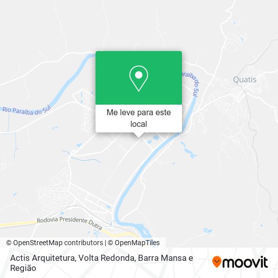 Actis Arquitetura mapa