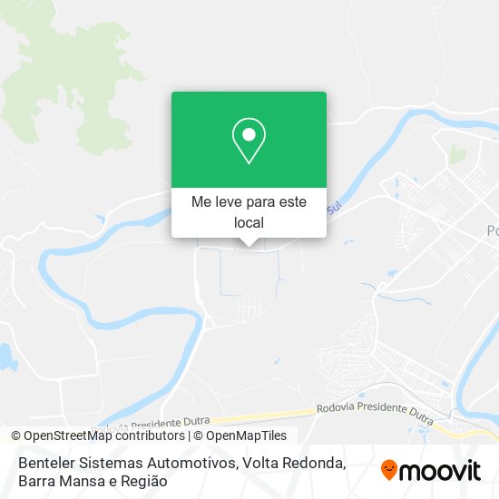 Benteler Sistemas Automotivos mapa