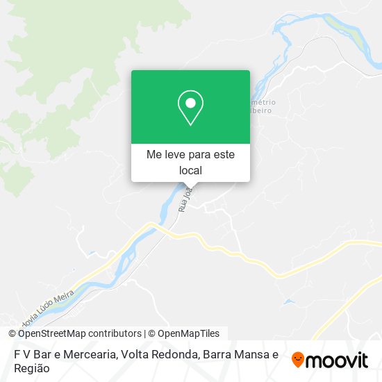 F V Bar e Mercearia mapa