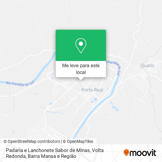 Padaria e Lanchonete Sabor de Minas mapa