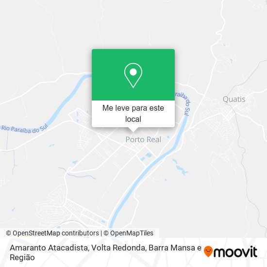 Amaranto Atacadista mapa