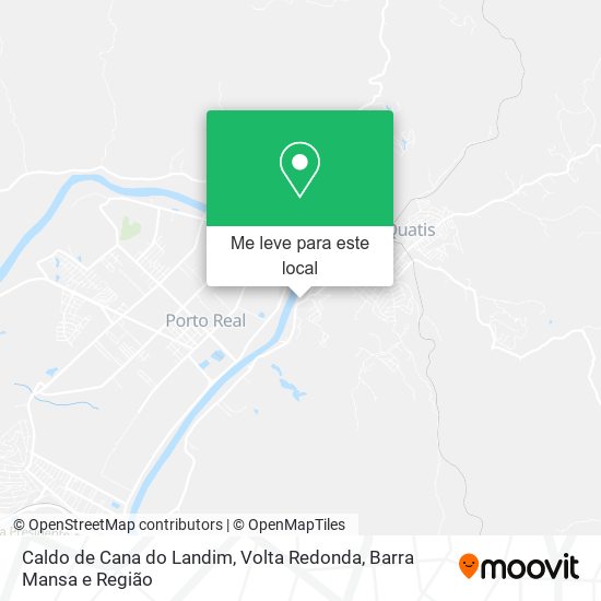 Caldo de Cana do Landim mapa