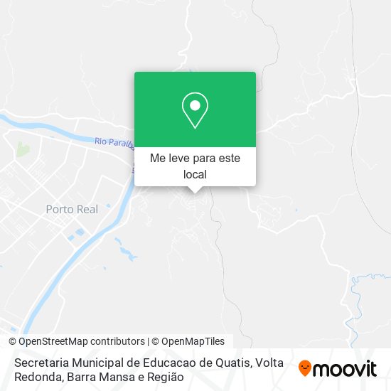 Secretaria Municipal de Educacao de Quatis mapa